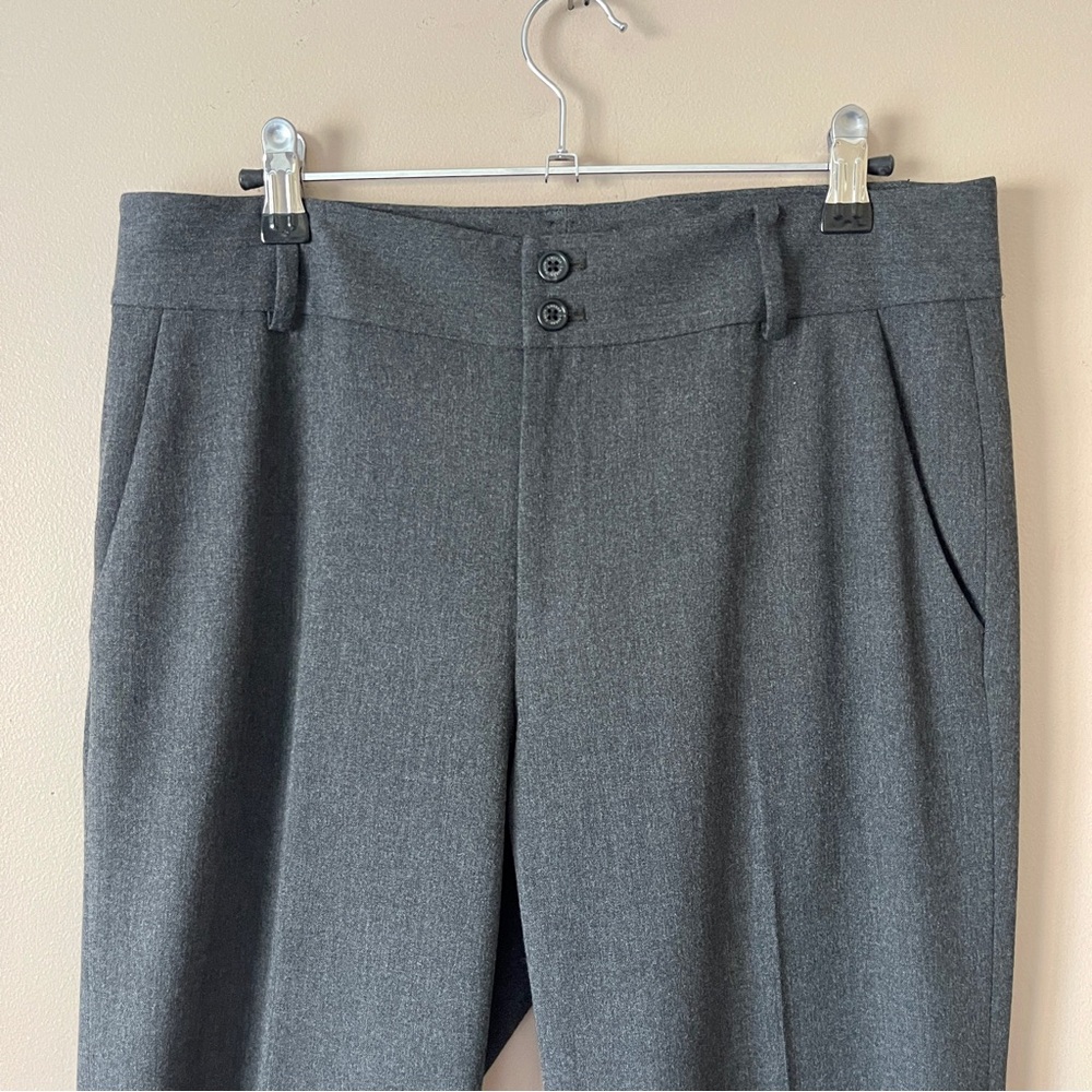 LAUREN RALPH LAUREN | Charcoal Gray Trouser Dress Pants Sz 6 - Picture 3 of 8